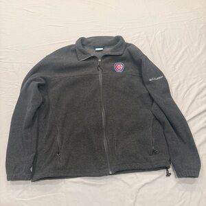 Columbia Chicago Cubs fleece jacket zip up